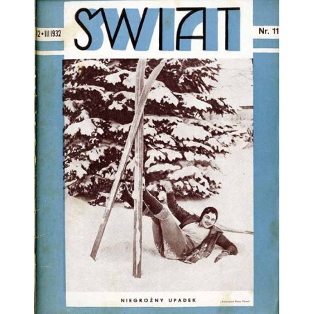 Świat. Pismo tygodniowe ilustrowane. R.27 (1932). Nr 11 (12 marca 1932)