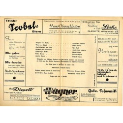 Programmblätter des Oberschlesischen Landestheaters. Oberschlesiches Landestheater Beuthen. Spielzeit 1940/41.  Heft 2 (11. Sept