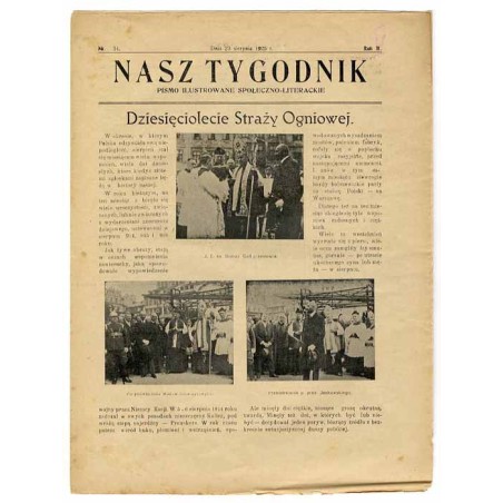 Nasz Tygodnik. Pismo ilustrowane społeczno-literackie. R.3 (1925). Nr 34 (23 sierpnia 1925)