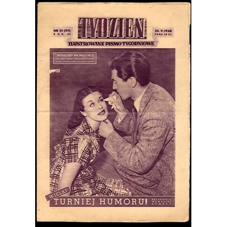 Tydzień. Ilustrowane pismo tygodniowe. R.3 (1948). Nr 21 (97) (30 maja 1948)