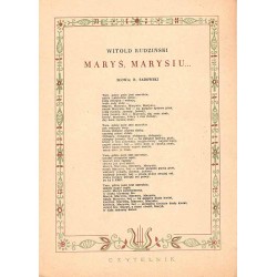 Maryś, Marysiu..