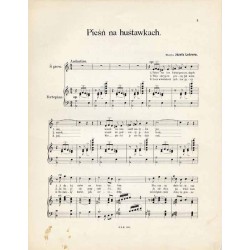 Pieśń na huśtawkach. (Wstawka do operetki "Wróg kobiet")