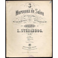Trois petits Morceaux de Salon. II. Écho des Montagnes. Tyrolienne. Op. 130