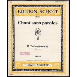Chant sans paroles. Opus 2 No. 3