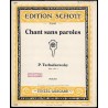 Chant sans paroles. Opus 2 No. 3