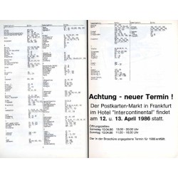 [Martin Bernhard] 42. Auktion Ansichtskarten und Ganzsachen  Stempel im Gewerkschaftshaus, 2000 Hamburg 1. Freitag, den 20. Deze