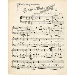 Album des Maries: Pieśń do Matki Boskiej Op. 51. Moja luba. Polka francuska. Op. 52. Reverie Op. 53