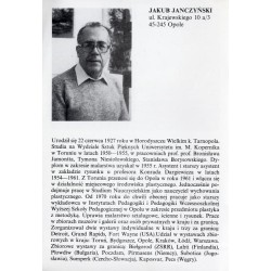 Jakub Janczyński. Retrospektywna wystawa malarstwa i rysunku. Biuro Wystaw Artystycznych w Opolu, kwiecień 1991