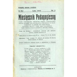 Miesięcznik Pedagogiczny. Pismo poświęcone sprawom szkoły powszechnej. Organ Związkowego Nauczycielstwa Szkół Powszechnych w Woj