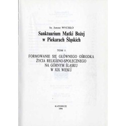 Sanktuarium Matki Bożej w Piekarach Śląskich. T.1: Formowanie się głównego ośrodka życia religijno-społecznego na Górnym Śląsku