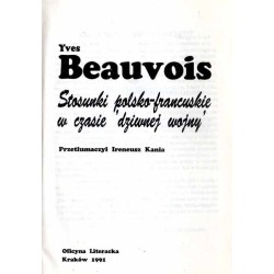 Stosunki polsko-francuskie w czasie "dziwnej wojny"