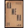 Kamena. Miesięcznik literacki. R.7 (1945-1946). Nr 2-3 (62-63) (XII 1945 - I 1946)