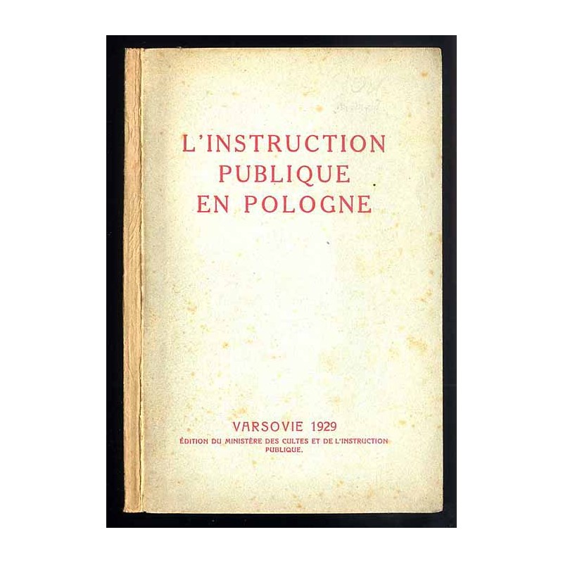 L'instruction publique en Pologne