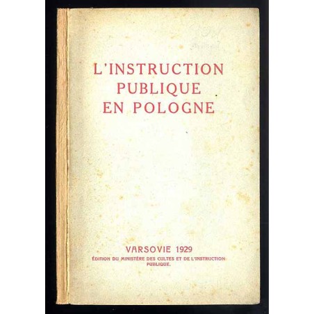L'instruction publique en Pologne