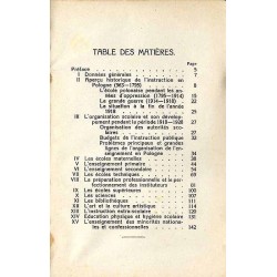 L'instruction publique en Pologne