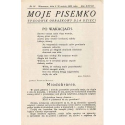 Moje Pisemko. R.28 (1930). Nr 36 (6 września 1930)