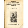 Antykwarjat Lamus Heraldyczny, Wierzbowa 6 m. 22s, parter [...]. Katalog 1. Warszawa, Listopad, 1935