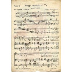 Tango cygańskie i Ty. Tango - pieśń