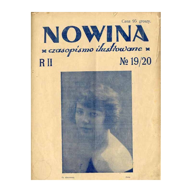 Nowina. Głos inteligencji. Dwutygodnik ilustrowany. R.2 (1927). Nr 19/20 (21 listopad 1927)