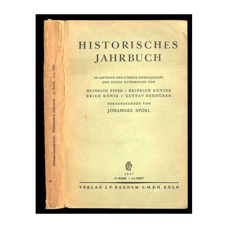 Historisches Jahrbuch. B.57 (1937). H.2/3