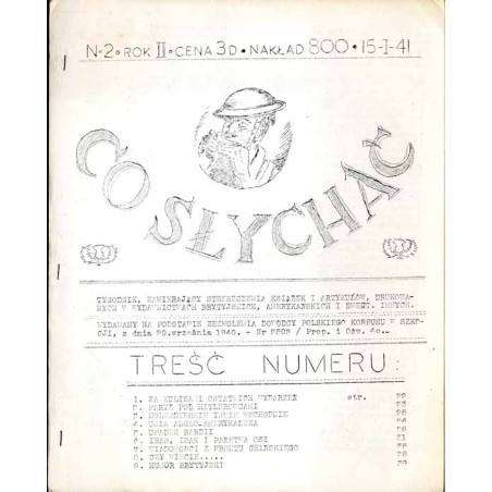 Co Słychać! Tygodnik zawierający streszczenia aktualnych książek i artykułów drukowanych w wydawnictwach brytyjskich, amerykańsk