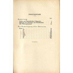 Bibliothek der Kirchenväter. Eine Auswahl Patristischer Werke in deutscher übersetzung. Reihe 1. B. 40: Hippolytus von Rom: Wide