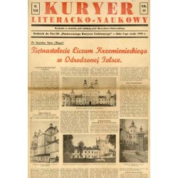 Kuryer Literacko-Naukowy. R.12 (1935). Nr 18 (6 maja 1935)