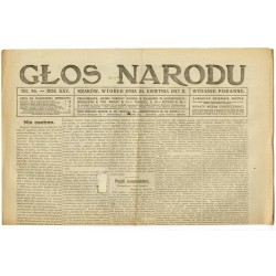 Głos Narodu. R.25 (1917). Nr 96 (24 kwietnia 1917). Wydanie poranne