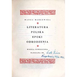 Literatura polska epoki Odrodzenia