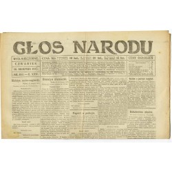 Głos Narodu. R.25 (1917). Nr 193 (16 sierpnia 1917). Wydanie wieczorne