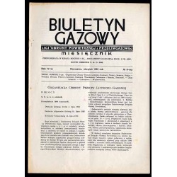Biuletyn Gazowy. Miesięcznik Ligi Obrony Powietrznej i Przeciwgazowej. R.4 (1933)