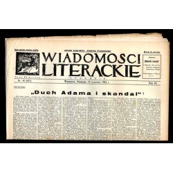 Wiadomości Literackie. Tygodnik. R.9 (1932). Nr 40 (457) (18 września 1932)