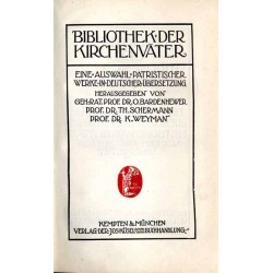 Bibliothek der Kirchenväter. Eine Auswahl Patristischer Werke in deutscher übersetzung. Reihe 1. B. 2: Dionysius Areopagita Gre