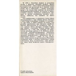 Kraków za Stanisława Augusta w relacjach F. Lichockiego, A. Naruszewicza, J. F. Zöllnera