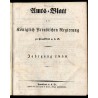 Amts-Blatt der Königlich Preußischen Regierung zu Frankfurt a. d. O. Jahrgang 1850