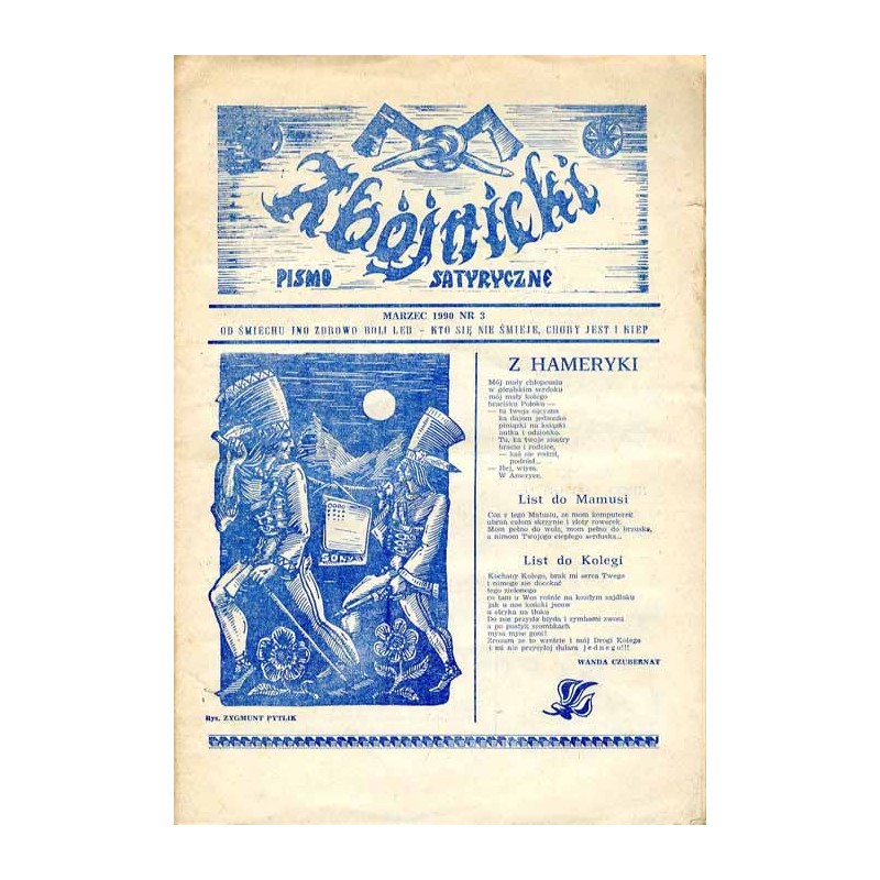 Zbójnicki. Pismo satyryczne. 1990. Nr 3 (Marzec 1990)