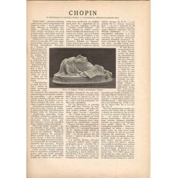 Tęcza. Ilustrowane pismo tygodniowe. R.3 (1929). Z. 44 (2 listopada 1929) / Jan Rudnicki / Fryderyk Chopin