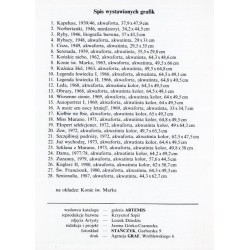 Konrad Srzednicki (1894-1993). Grafika, listopad 1994, Artemis Galeria Sztuki