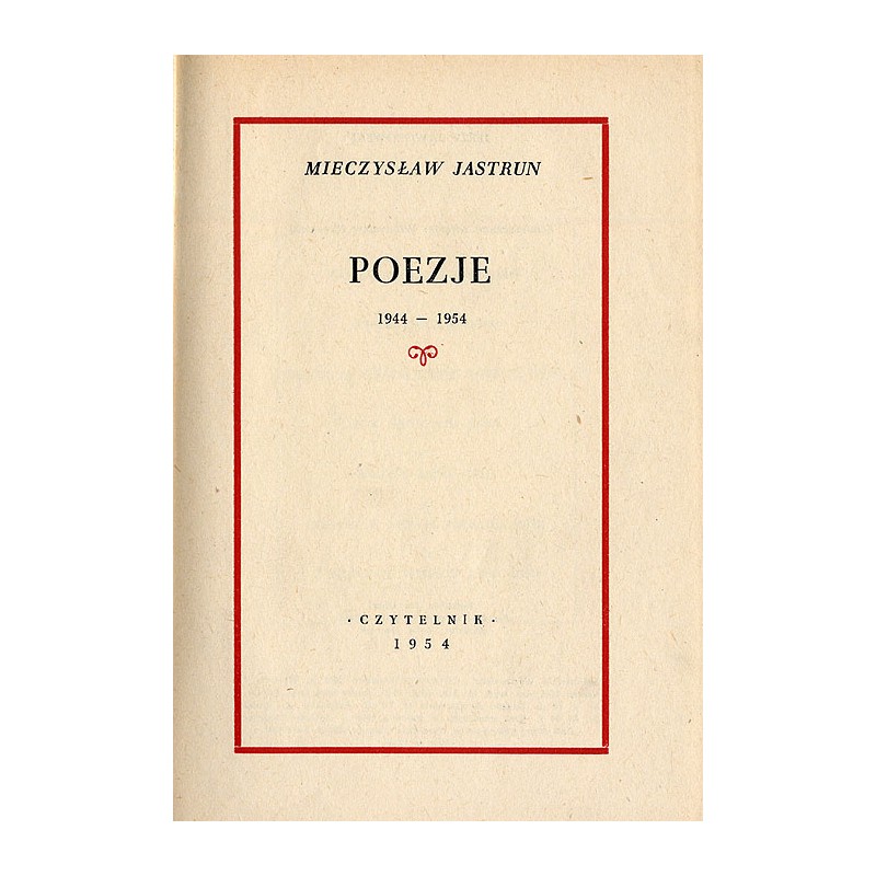 Poezje 1944-1954