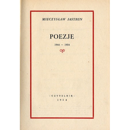 Poezje 1944-1954