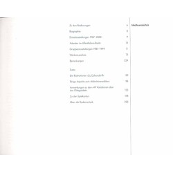 Christian Mischke, Werkverzeichnis der Radierungen 1987-1999