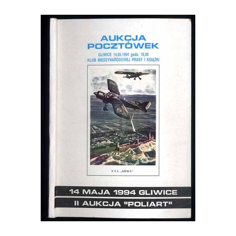 [Poliart] Aukcja pocztówek. 14 maja 1994 Gliwice. II Aukcja "Poliart"
