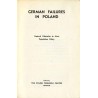 German failures in Poland. Natural obstacles to Nazi population policy