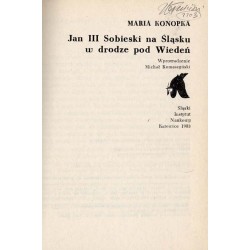 Jan III Sobieski na Śląsku w drodze pod Wiedeń