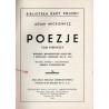 Poezje. T.1: Wiersze młodzieńcze. Ballady i Romanse. Wiersze do r. 1824