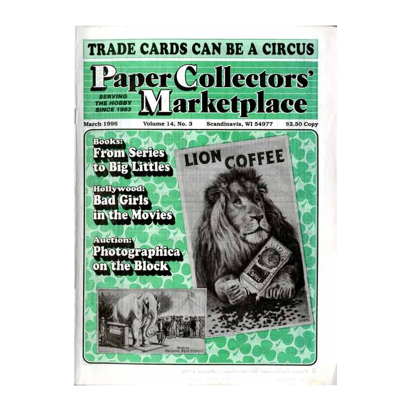 PCM Paper, Collectors' Marketplace. Vol.14 (1996). Nr 3 (March 1996)