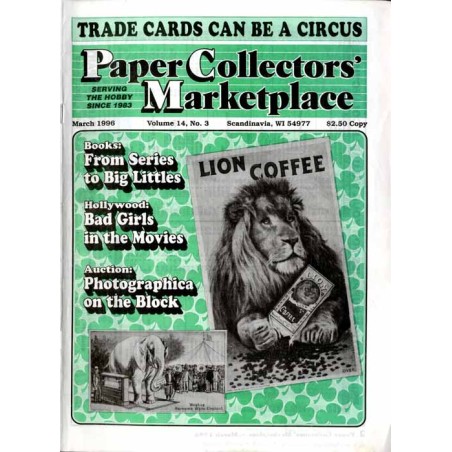 PCM Paper, Collectors' Marketplace. Vol.14 (1996). Nr 3 (March 1996)