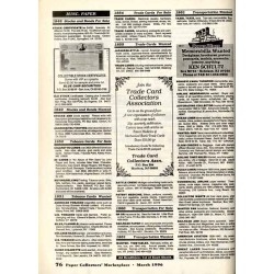 PCM Paper, Collectors' Marketplace. Vol.14 (1996). Nr 3 (March 1996)