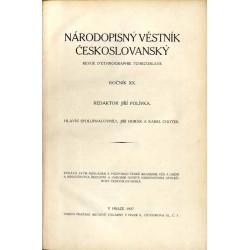 Národopisný Věstník Českoslovanský. R.20 (1927)