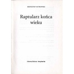 Raptularz końca wieku